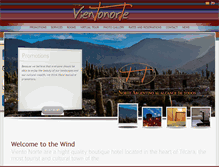 Tablet Screenshot of hotelvientonorte.com.ar